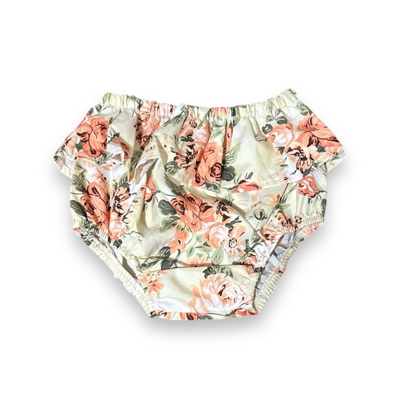 Floral Ruffle Diaper Cover - Picture 2 of 3